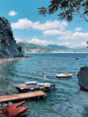 Beach in Cetara, Campagnia